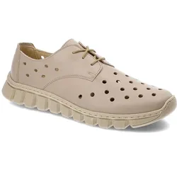 Beige Halbschuhe Wasak Bequeme Damenschuhe, 39