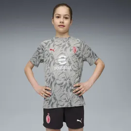 Puma AC Milan Trainingsshirt 2023 grau Unisex Kinder Gr. 176