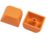 20 Stück bunte ABS-Tastenkappen, Ersatz für mechanische Tastaturen, blanko, universelle Passform, 140 Tasten, mechanische Tastatur, dekorative Schlüssel für individuelle DIY-Tastatur (orange)