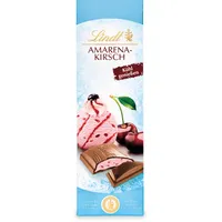 Lindt Schokolade Amarena-Kirsch | 100 g Tafel | Vollmilch-Schokolade mit cremig-fruchtiger Amarena-Kirsch-Füllung | Kühl genießen | Schokoladentafel | Schokoladengeschenk
