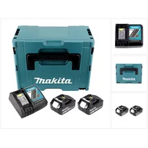 Makita Power Source Kit 18 V Li-Ion 2x 6,0 Ah + DC18RC Ladegerät + Makpac 199480-6
