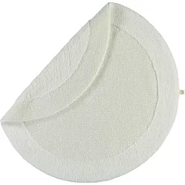 Rhomtuft Exquisit Weiß Ø 80 cm