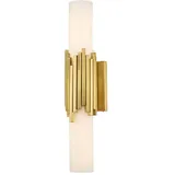 Elstead Lighting Marvele (MARVELE-2WB-AB-OPAL) Gold