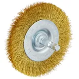 KWB Scheiben-Bürste, fein, Messing-Draht, Ø 75 mm