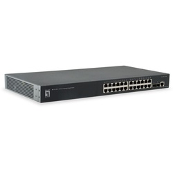 LevelOne Switch Kilby 26 Gigabit Ports + 2 10Gigabit SFP+-Ports L2 managed (GTL-2661)