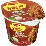 MAGGI 5 Minuten Terrine Nudeln in Tomaten-Mozzarella-Sauce 55G