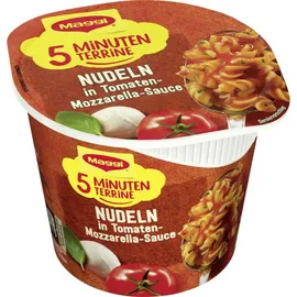 MAGGI 5 Minuten Terrine Nudeln in Tomaten-Mozzarella-Sauce 55G