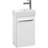 Villeroy & Boch Avento Waschtisch-Unterschrank A87600B4 34 x 51,4 x 20,2 cm, Anschlag links, 1 Tür, Crystal White