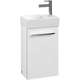 Villeroy & Boch Avento Waschtisch-Unterschrank A87600B4 34 x 51,4 x 20,2 cm, Anschlag links, 1 Tür, Crystal White