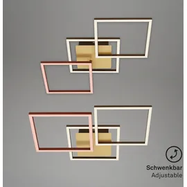 Briloner Frame, gold, dimmbar, 3-flammig