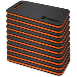 Premium Kniekissen für Garten Haus Werkstatt 44x22cm orange 10Stück