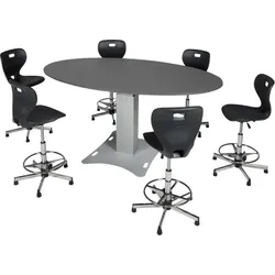 Freistehender Bürotisch