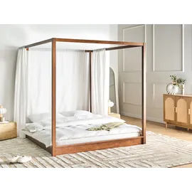 Beliani Herliere 180 x 200 cm Dunkelbraun