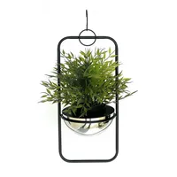 DanDiBo Ambiente DanDiBo Blumenampel Innen Metall Wand Hängepflanzen 45