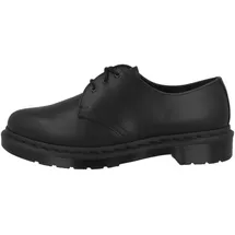 Dr. Martens Unisex-Erwachsene 1461 Mono Smooth Derby, Schwarz Black Gelbe Nähte, 45 EU, R14345001 - 45 EU