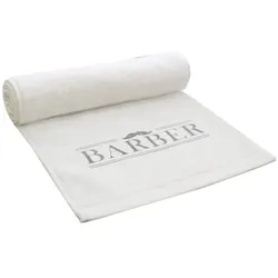 Trend-Design Barber Towel Rasierhandtuch weiß