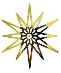 Dekohänger Kado Stern gold 7cm