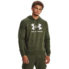 Under Armour Rival Fleece Logo Hoodie Herren 390 marine od green/white L