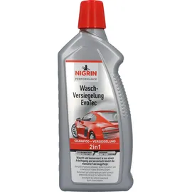 Nigrin Autoshampoo 73876 Waschversiegelung 1 L | Performance Wasch Versiegelung, Konzentrat, mit Abperleffekt, Liter
