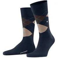 Burlington Edinburgh Wool Sock Blau/Braun Gr 40/46 Herren