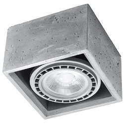 Sollux SL.0883 Deckenleuchte QUATRO 1 beton