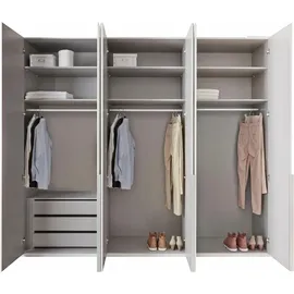 WIMEX Drehtürenschrank New York 270 x 208 x 58 cm Weiß