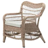 Xlmoebel Sessel Luxuriöser Rattan-Sitz für die Terrasse mit schickem Design und (Sessel), Hergestellt in Europa beige