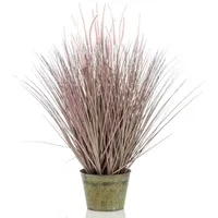 Emerald Künstliches Pennisetum-Gras im Zink-Topf 99 cm