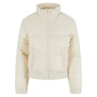 URBAN CLASSICS Recycled Shiny Sherpa Steppjacke - White Sand
