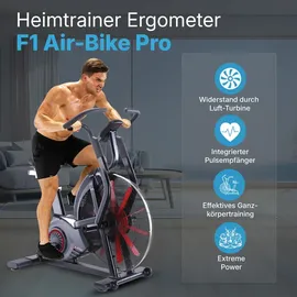 AsVIVA Air Bike Semi-Profi Heimtrainer F1