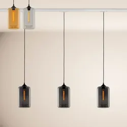 s.luce Cruet Up Esstisch-Pendellampe 1-Phasen-Schiene Endeinspeiser