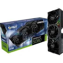 Palit GeForce RTX 5080 GamingPro V1 - 16GB GDDR7, HDMI, 3x DP