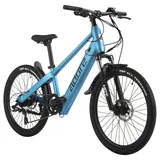 ADORE E-Bike für Kinder 24" Alu Kids Citybike KS-240 Heckmotor 30NM / 10,4Ah Eisblau Matt