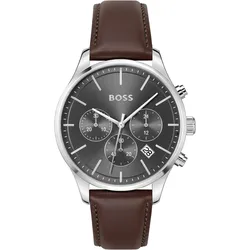 Chronograph BOSS "AVERY", braun, Armbanduhren, Herren, Quarzuhr, Herrenuhr, Armbanduhr, Stoppfunktion, Edelstahlarmband