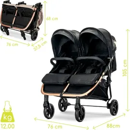 Lorelli Duo Schwarz/Gold