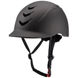 Fenteer Reithelm, Reitmütze, verstellbare Reitkappe mit Mehreren Belüftungslöchern für Herren, Damen und Erwachsene, Starter-Reithelm, DUNKELGRAU