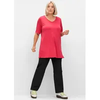 Sheego Trainingsshirt Funktionsshirt rosa 44/46