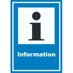 Information Aufkleber A2 (420x594mm)