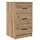 vidaXL Nachttisch Artisan-Eiche 38 x 38 x 66 cm Braun