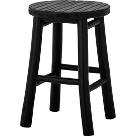 Bloomingville Hocker Bilbo 44 cm Schwarz