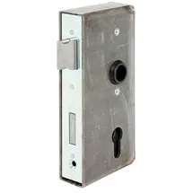 GAH Alberts Alberts Schlosskasten mit Schloss Stahl | Dornmaß 55 mm | 185 x 90 x 34 mm