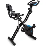 Capital Sports Azura 2 Heimtainer, F Bike mit Magnet-Widerstand, Heimtrainer-Fahrrad Klappbar, Fitness Fahrrad Heimtrainer für Ausdauertraining mi... - Schwarz