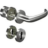 OGRO Rosettengarnitur CORE+8999 8 mm grau/silber