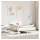 vidaXL Massivholzbett 120 x 190 cm Weiß