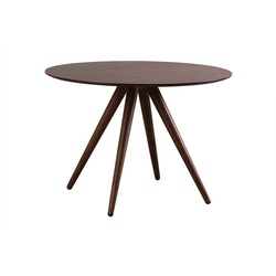 Design-Esstisch rund Nussbaum D106 WALFORD