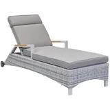 Sansibar Gartenliege SANSIBAR MOLDE - Stoff - BHT 203x50x68.50 cm