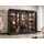 Mirjan24 Schwebetürenschrank Norlio 250 x 203 x 65 cm Schwarz