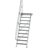 Günzburger MUNK Aluminium-Treppe Plattform 60° 10 Stufen