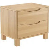 Erst-Holz Nachttisch Buche Nachtkästchen Bettkommode Nachtschrank mit Schublade 90.20-K43