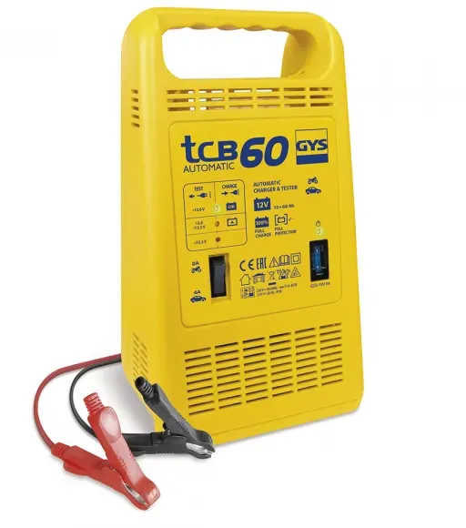 GYS TCB 60 - Automatisches Ladegerät - Batterien 12V von 10 bis 60 Ah